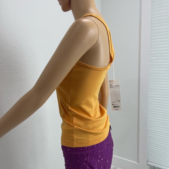 Womens GAP Tank Top XS Yellow + Dark Green (check description) - Picture 3 of 11